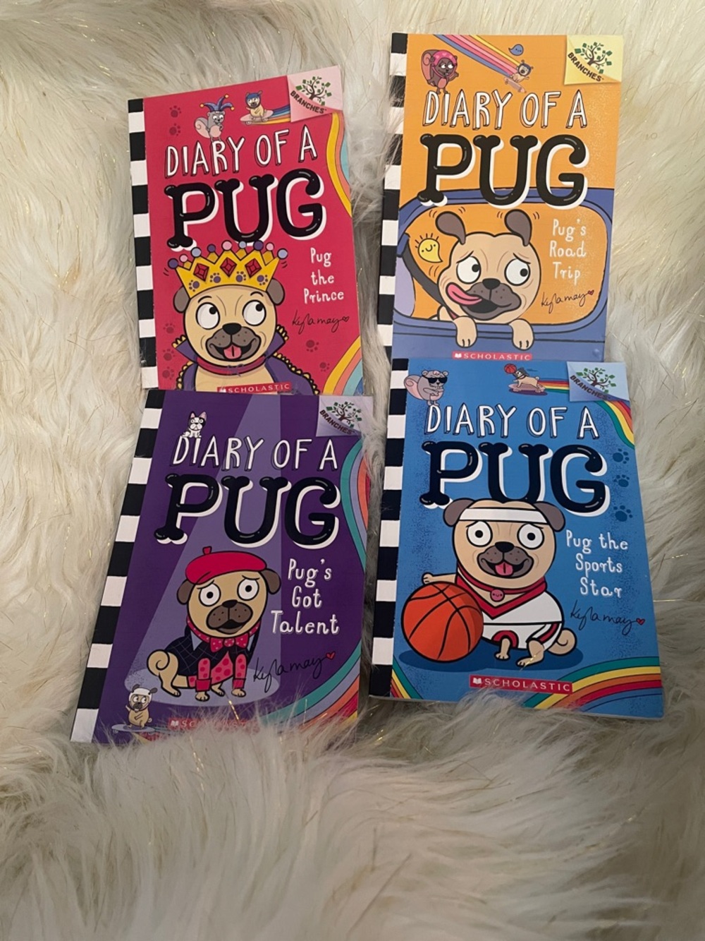 Scholastic Purple and Black 'Diary of a Pug: Pug's Got Talent'